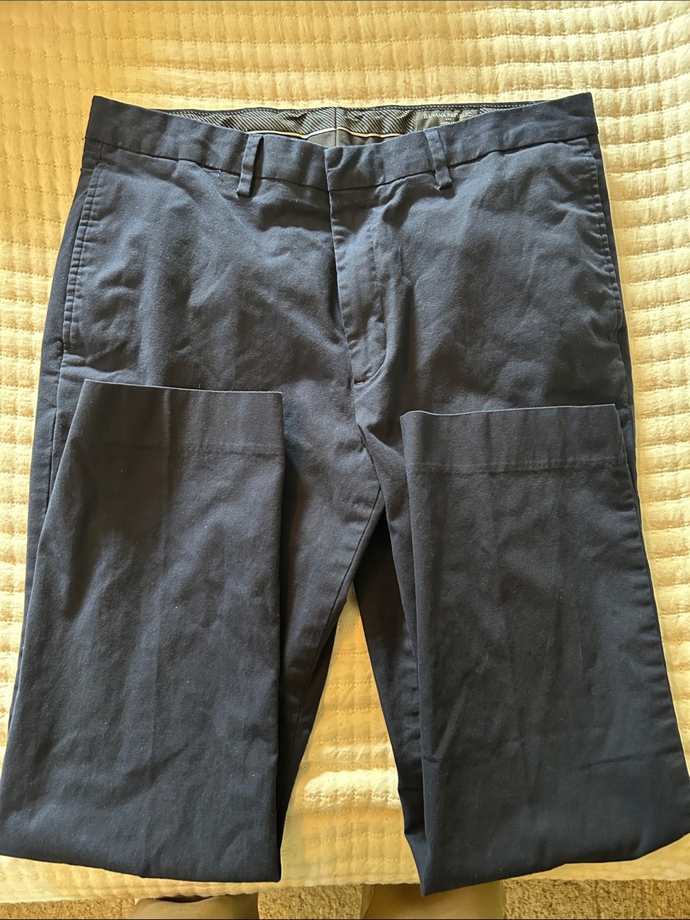 Banana Republic Navy Blue Chino Pants